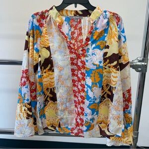 Floral Multicolor Women's Top